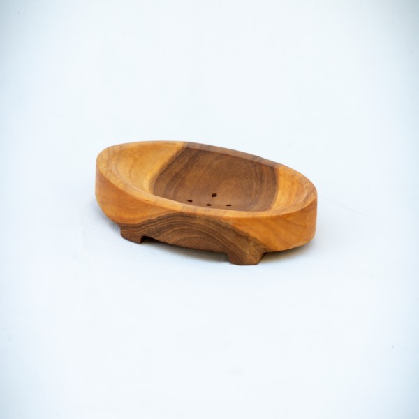 Oval Soap Tray  Natural